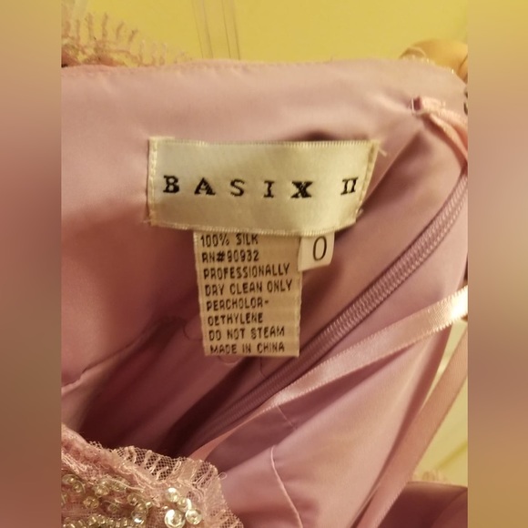 Basix II 100% Silk Long Evening Gown. - Picture 3 of 7